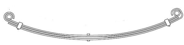 CS GERMANY Многолистовая рессора 10.370.420.00